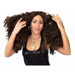 FURERIA long brown wavy wig