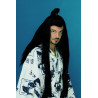 Samurai Cosplay  Wig - Authentic Japanese Elegance - Ideal for Parties & Events