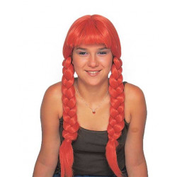 Villager Carrot Orange Wig with braids