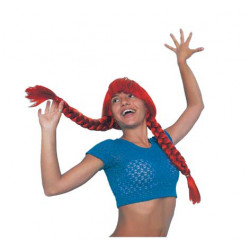 Villager Red Wig with braids